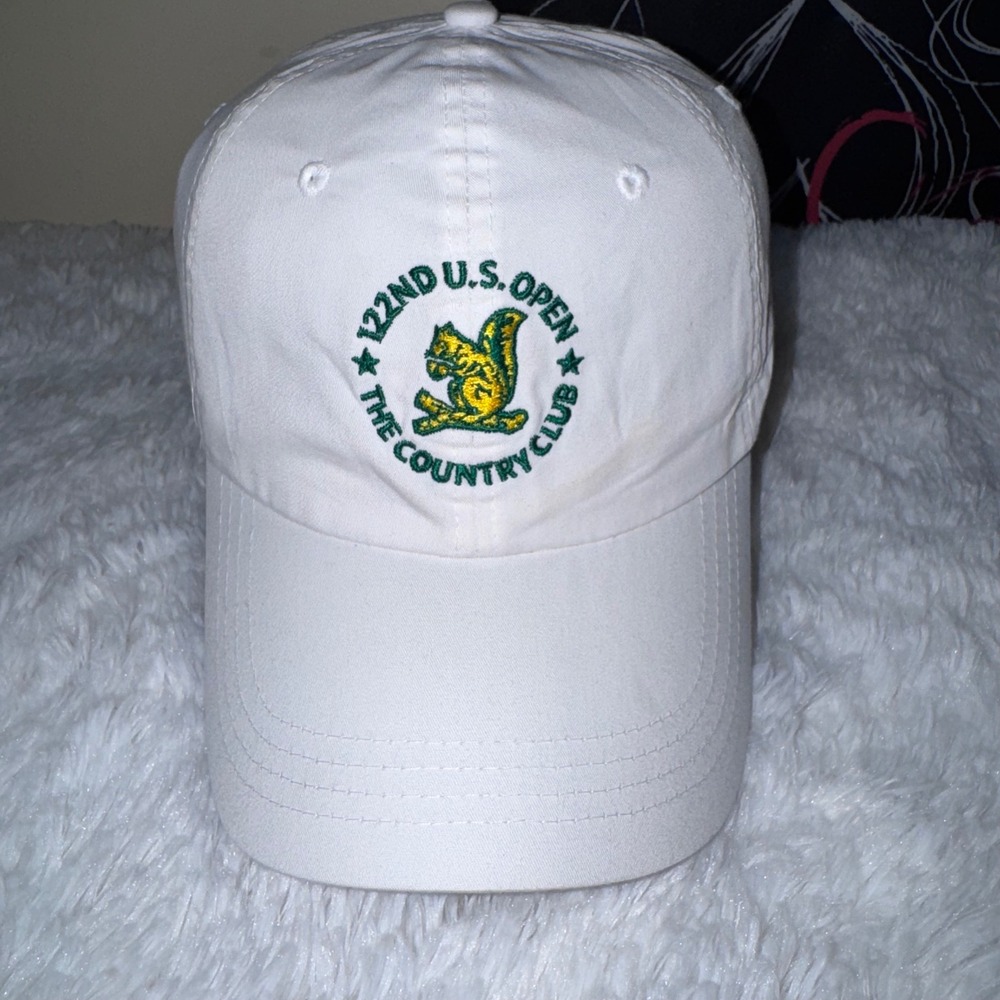 Ahead Baseball Cap Mens OSFM White Excellent 122nd US Open The Country Club Hat